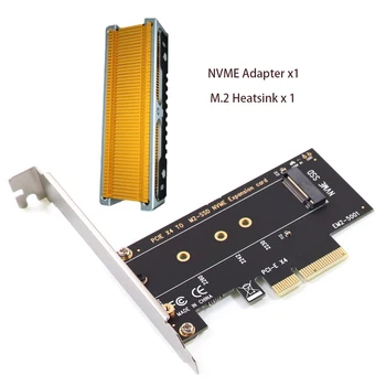 NVMe PCIe M. 2 unitati solid state SSD PCIe X4 Adaptor Card PCIe X4 M. 2 Card cu Radiator de Aluminiu