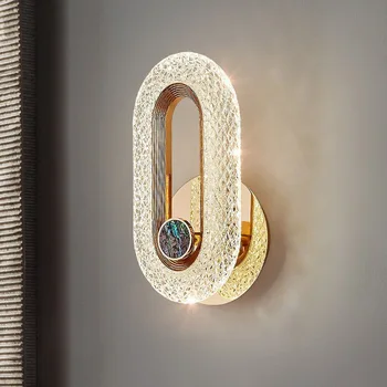 Modernă cu LED-uri Lampă de Perete de Iluminat Interior pentru Casa Lămpi de Noptieră Dormitor Camera de zi de Decorare Nordic Lux de Perete de Lumină
