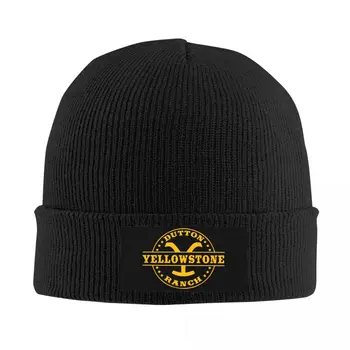 Yellowstone Dutton Ferma Capota Pălării Rece Tricotat Pălărie Pentru Femei Barbati Iarna Cald Chelioși Căciuli Capace