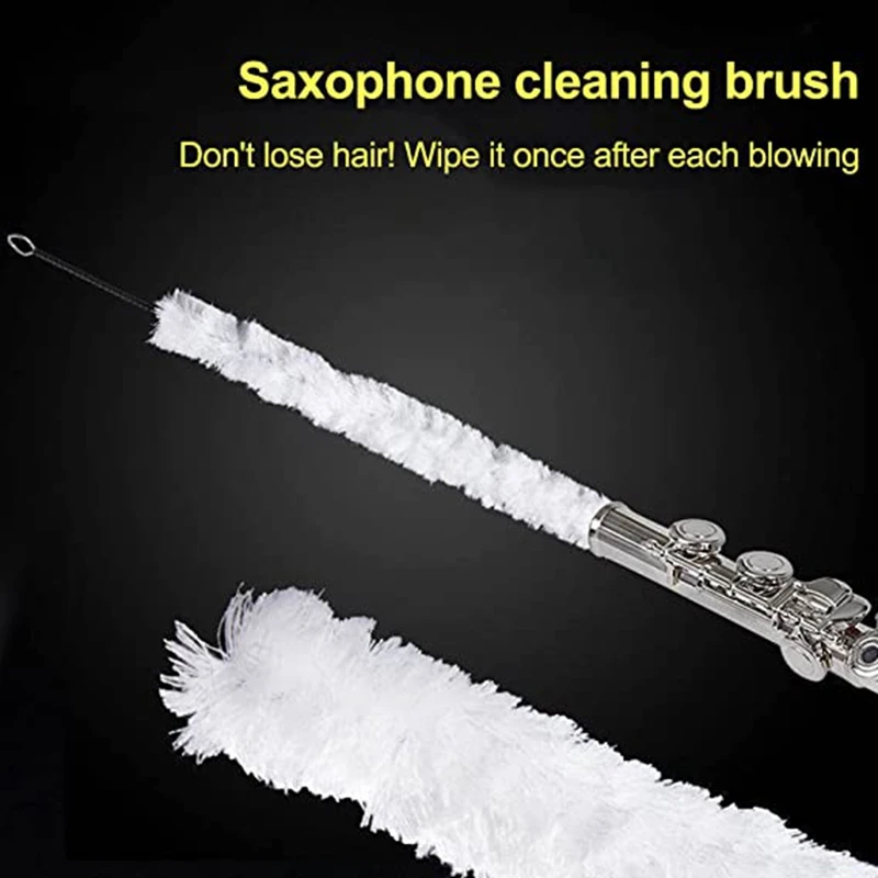 7 Piese Set Saxofon Perie De Curățare Tijă De Curățare Pânză De Curățare Perie Piese De Schimb Reparații De Instrumente De Îngrijire Tub Muzica De Reparare