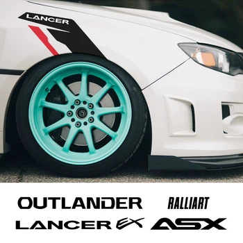 Pentru Mitsubishi ASX, Lancer a Lancer-ex Outlander Ralliart Styling Auto Ușa Dungi Laterale Autocolante, Decalcomanii Auto Accesorii Decor