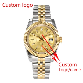 Logo-ul personalizat Bărbați Ceas Mecanic de Brand de Top de Lux Automatic Watch Sport din Oțel Inoxidabil Impermeabil Ceas Barbati relogio masculino