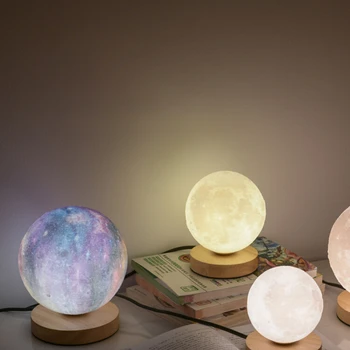 L Luna Lampă De Masă Dormitor Noptieră Mică Lampă De Noapte Creative Nordice Lumina Ambianta Log Lămpi Decorative