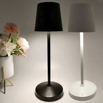 Notă creativă Lumini de Noapte Wireless USB Reîncărcabilă Lampă de Masă fără Trepte de Reglaj LED Lampa de Birou pentru Casa Dormitor Restaurant