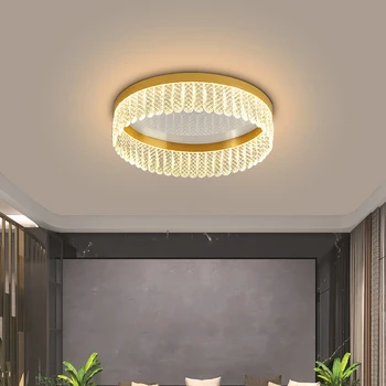 De lux CONDUS de Cristal Lumini Plafon Simplu și Modern, Dormitor, Camera de zi Camera de Studiu Restaurant Decor Interior Acasă de iluminat