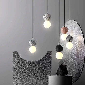 Modern Pandantiv cu LED-uri Lumini Nordice Sticla Living Dormitor Bucatarie Restaurant Decor Agățat de Corpuri de Iluminat de Interior, Suspensie Lămpi