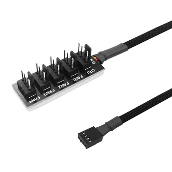 1 5 4-Pin PWM Fan CPU HUB Splitter PC Caz Șasiu Cooler Cablu de Alimentare Adaptor