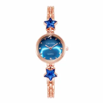 FII W52 Ceas de Femeie de Moda Blingling Cristal Stea cu Cinci colțuri Bratara Femei Lady Cuarț brățară Brățară ceas