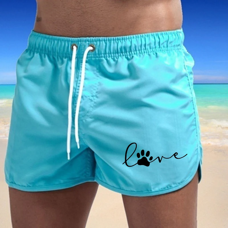 Bărbați Pisica cu Gheare Boutique Imprimate pantaloni Scurți de Sport, Plajă, Surf, Plaja, Sporturi în aer liber, de Vară, S-4XL