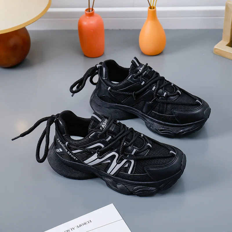 Confortabil Anti-Alunecare, Plasă de Pantofi pentru Femei 2023 Toamna anului Nou coreean Student Lumina Rularea Pantofi Casual cu Talpă Crescute Pantofi