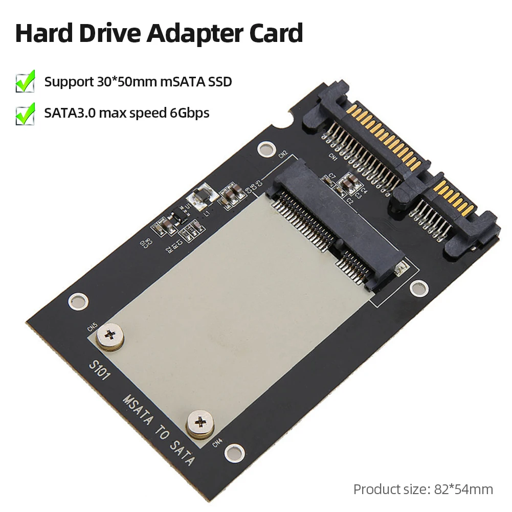 Mini Hard Disk Card Adaptor MSATA Pentru SATA3.0 Hard Disk Adaptor Viteza de Transmisie 6Gbps HDD Card de Stocare Pentru 30x50mm MSATASSD