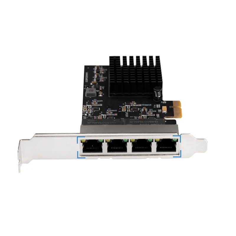 PCI Express 10/100/1000Mb placa de Retea 1000Mbps PCIE X1 RJ45 Quad Gigabit Ethernet Adaptor de Rețea Lan NIC RTL8111H Chips-uri pentru PC