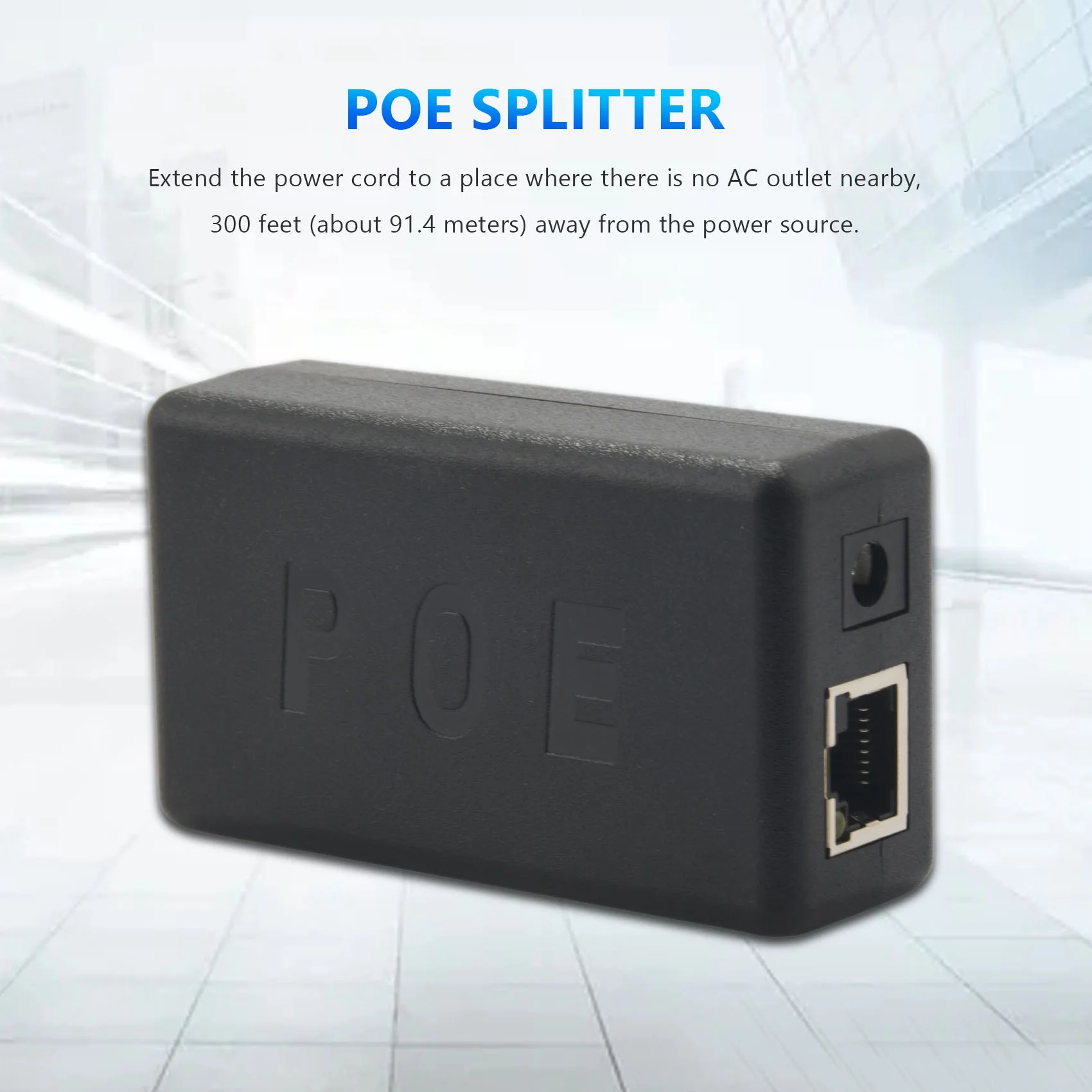 PoE Splitter 5V 4A pentru Jetson Nano, pentru Raspberry Pi 4 și Mai Activi PoE+ pentru Teava Jack sau Gigabit PoE Splitter