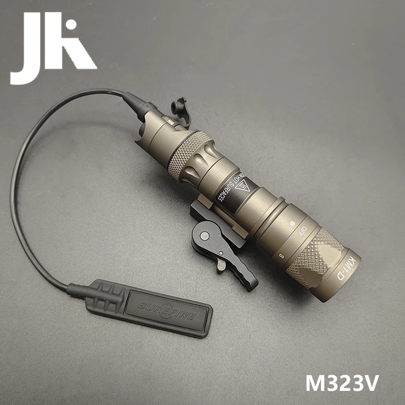 Tactice de metal M323V M622V Constanta / moment /Strobing Funcția de LED-uri Albe de Armă Ușoare de la Distanță Comutator de Presiune Pentru 20mm Feroviar