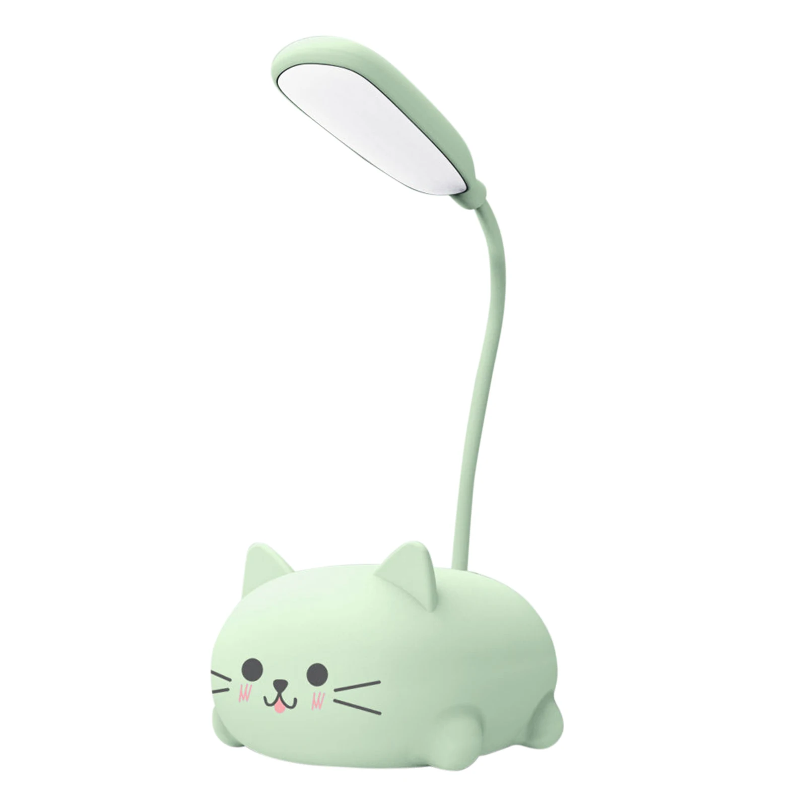 USB Mică Lampă de Birou Pliabil Pisica Drăguț de Protecție a Ochilor Lampă Reîncărcabilă 400mAh Reglabil Gooseneck Copii Cadouri pentru Studiu de Birou